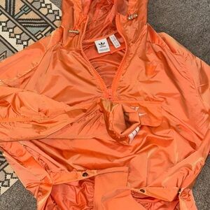 Adidas Vibrant Orange Hooded Jacket